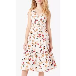 Kate Spade Botanical Garden Sz 6 Tiered Dress Dress Org $197 Cottagecore Hippie